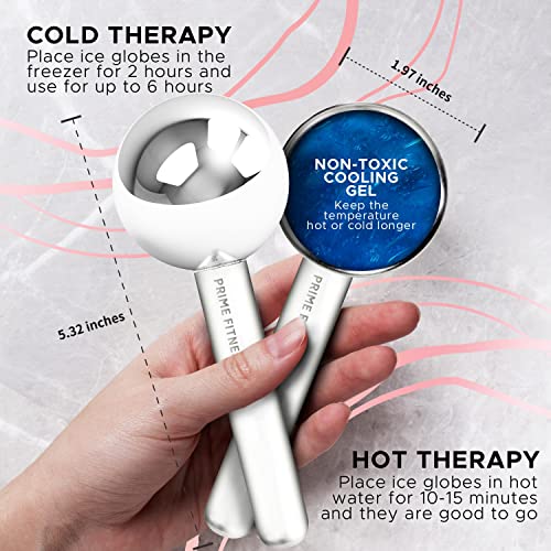 Ice Globes for Facials | Unbreakable Steel Cooling R