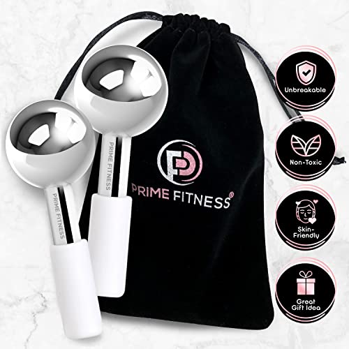 Ice Globes for Facials | Unbreakable Steel Cooling R