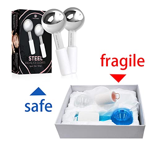 Ice Globes for Facials | Unbreakable Steel Cooling R
