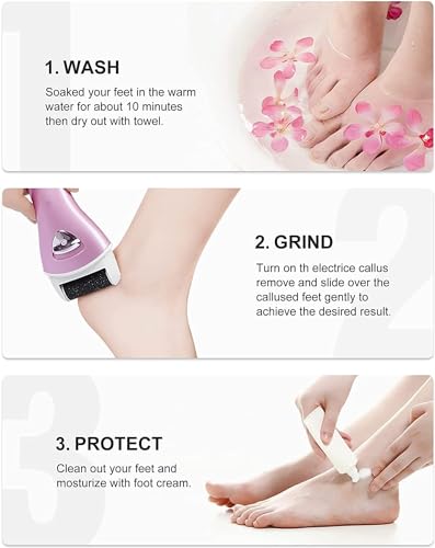 Electric Foot Callus Remover Rechargeable Foot File for Dead Skin