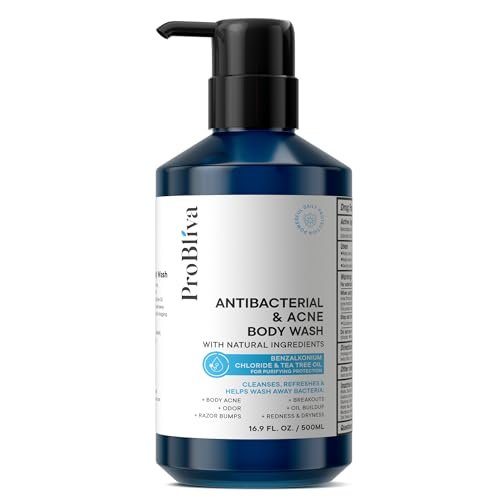 Antibacterial Body Wash for Body Acne & Breakouts, Back Acne, Body Odor & Razor Bumps, Daily Body Wash & Body Soap for Oily & Acne-Prone Skin, Men & Women (Body Wash)