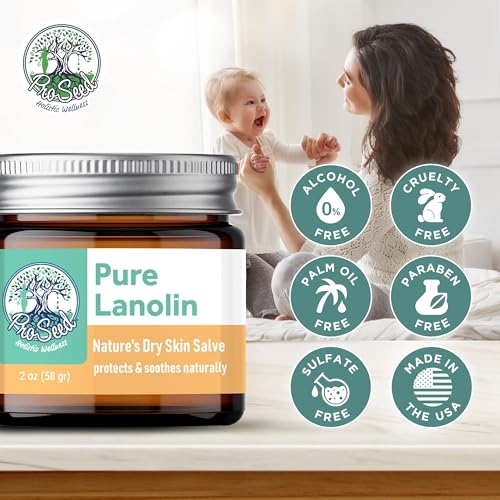 ProSeed Handmade Pure Lanolin Balm for Moms, Babies