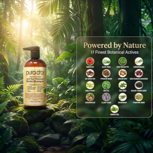 Original Gold Label Anti-Hair Thinning Biotin Shampoo, 16oz