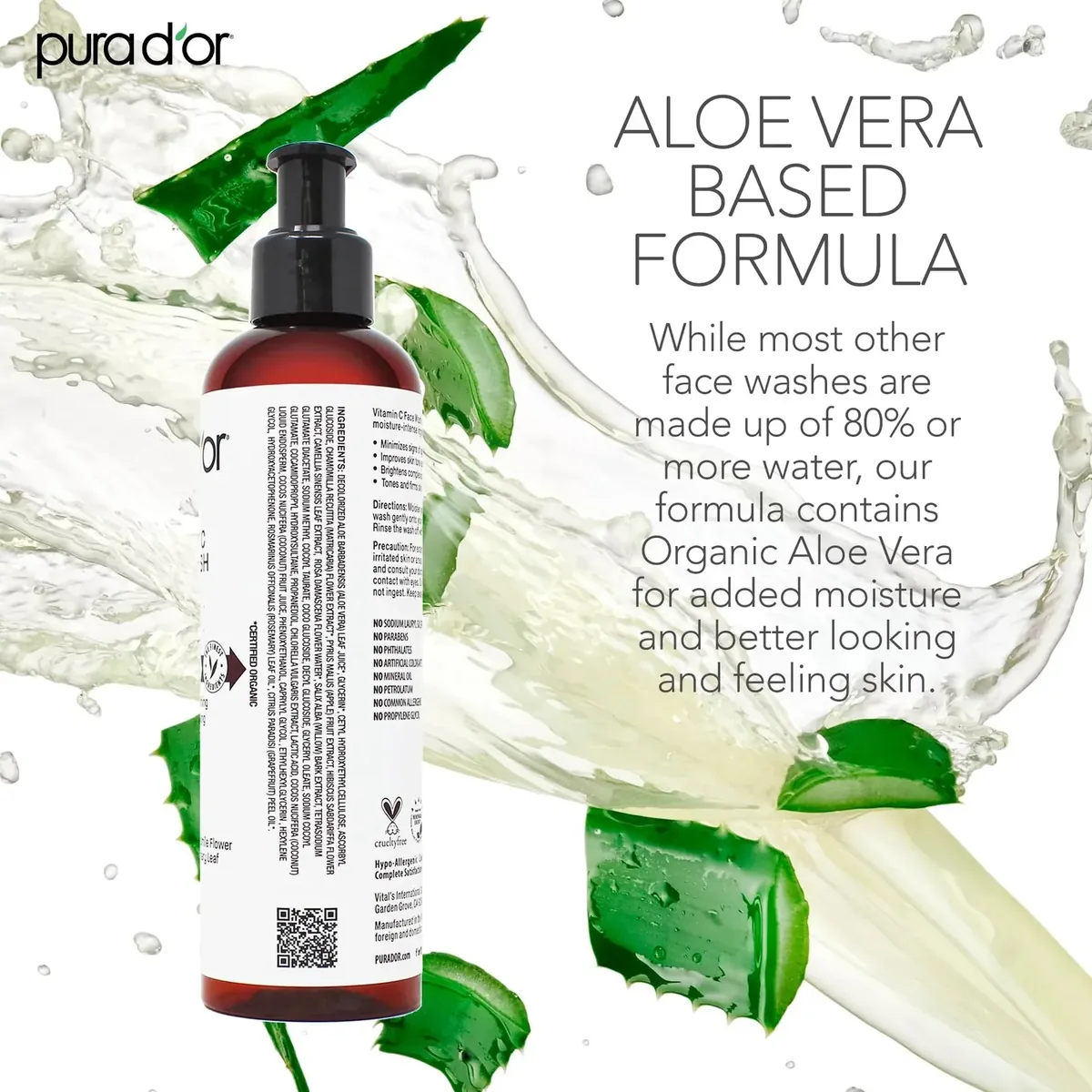 8 Oz Vitamin C Face Wash - All Skin Types