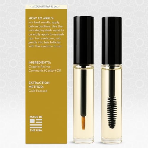 Castor Oil for Lashes, 2 x 10 ml