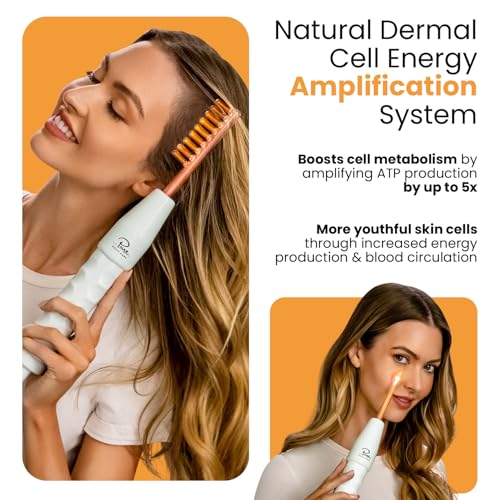 NuDerma Handheld Skin Therapy Wand Machine with Neon