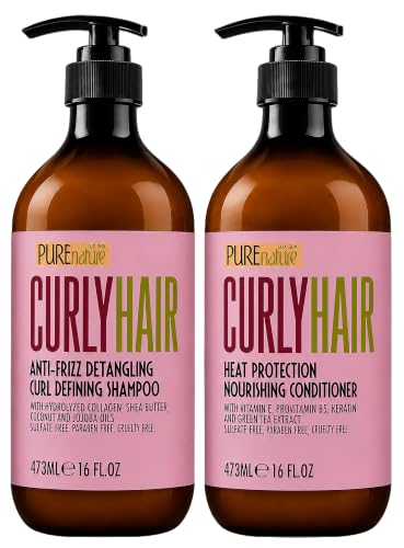 Curly Hair Shampoo and Conditioner Set