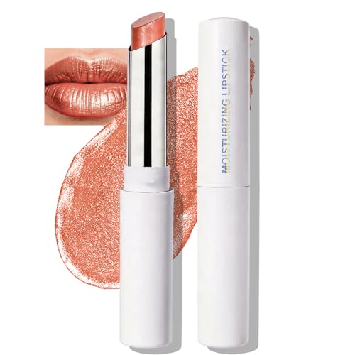 Peach Coral Metallic Lipstick for Women