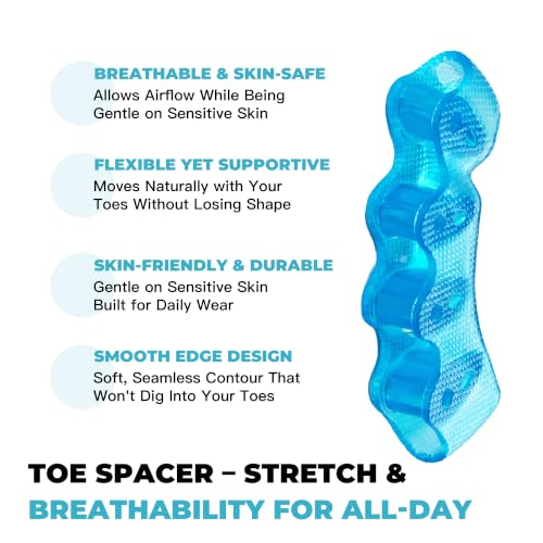 2PCS Toe Spacers & Toe Separators for Women