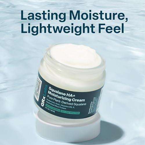 Squalane + Hyaluronic Acid Cream - Daily Face Moisturizer