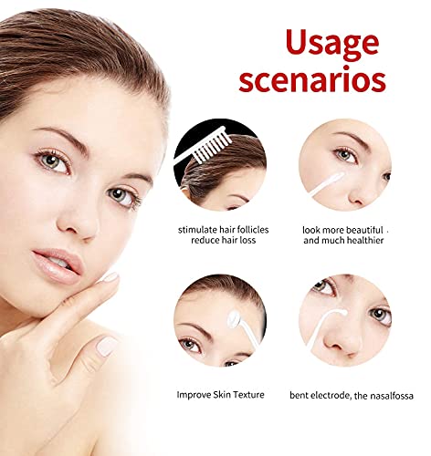 High Frequency Facial Wand Machine with 5 Argon Parts
