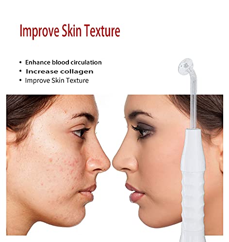 High Frequency Facial Wand Machine with 5 Argon Parts