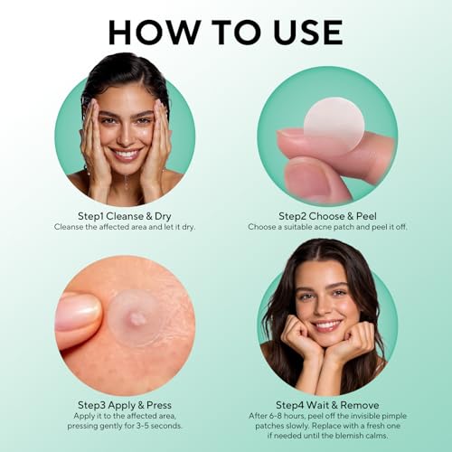 580 Count Large Hydrocolloid Acne Patches
