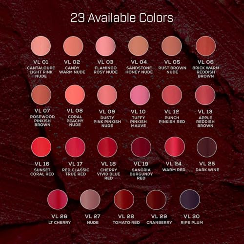 Professional Lipstick Velvet 08 Coral Peachy Nude