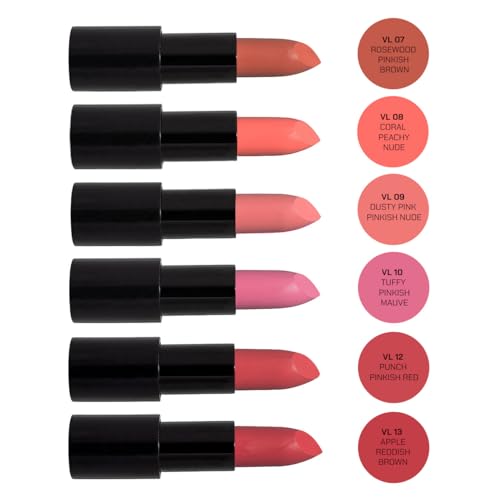 Professional Lipstick Velvet 08 Coral Peachy Nude
