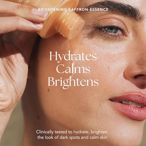 RANAVAT Brightening Saffron Face Serum & Facial Essence - Discoloration Correcting Serum & Hydrating Milk Toner for Dark Spots and Hyperpigmentation - Vitamin C Al