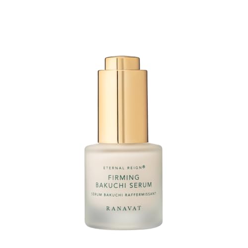 RANAVAT Mini Firming Bakuchi Serum - Daily Bakuchiol Serum with Peptides & Ceramides - Retinol Alternative Face Serum to Smooth Fine Lines + Support Skin Barrier -