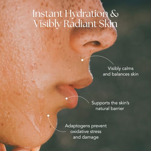 RANAVAT Mini Radiant Rani Brightening Saffron Facial Essence - Hydrating Milk Toner with Niacinamide & Squalane to Moisturize & Calm Skin - Helps Visibly Balance S