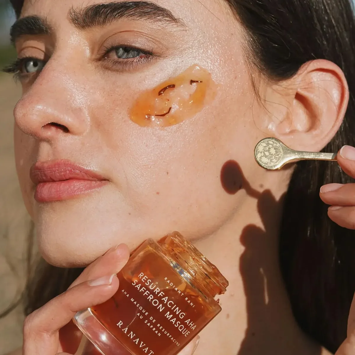 Resurfacing Saffron AHA Face Exfoliator