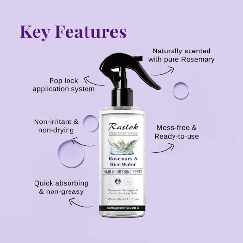 Raslok Nature+Science Rosemary & Rice Water Hair Spr