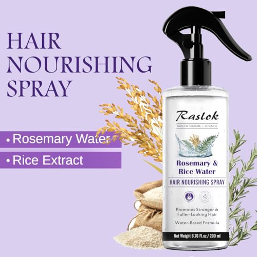 Raslok Nature+Science Rosemary & Rice Water Hair Spr
