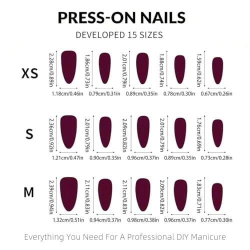 Polka Dot Press on Nails Medium Almond Nails Press on with Pink Blue Ombre Design Glossy F