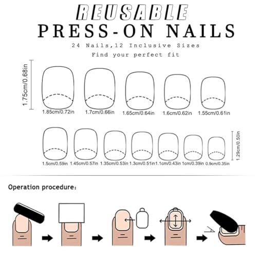 Western Press on Nails Medium Oval Fake Nails Tortoiseshell False Nails Press ons with Flo
