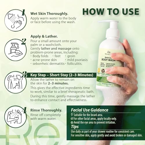 Antifungal Body Wash Soap: Antibacterial