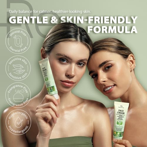 Seborrheic Dermatitis Face Cream: Steroid-Free Formula for Mild Psoriasis – Soothes Rednes