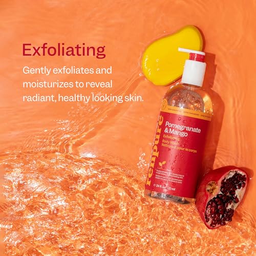 Pomegranate and Mango Exfoliating Body Wash, 2-Pack