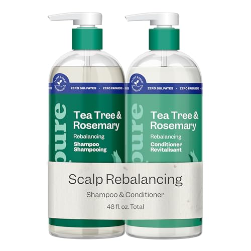 Tea Tree & Rosemary Rebalancing Shampoo & Conditioner Set 2x24oz