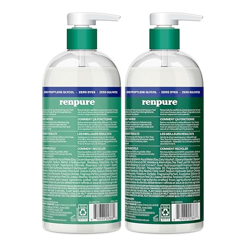 Tea Tree & Rosemary Rebalancing Shampoo & Conditioner Set 2x24oz