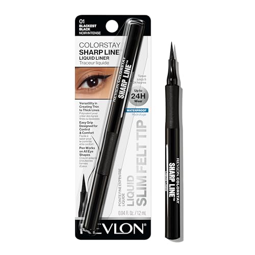 ColorStay Sharp Line Liquid Eyeliner, Blackest Black, 0.04 fl oz