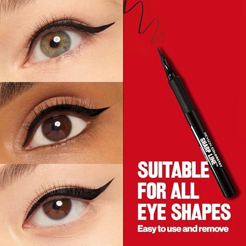 ColorStay Sharp Line Liquid Eyeliner, Blackest Black, 0.04 fl oz