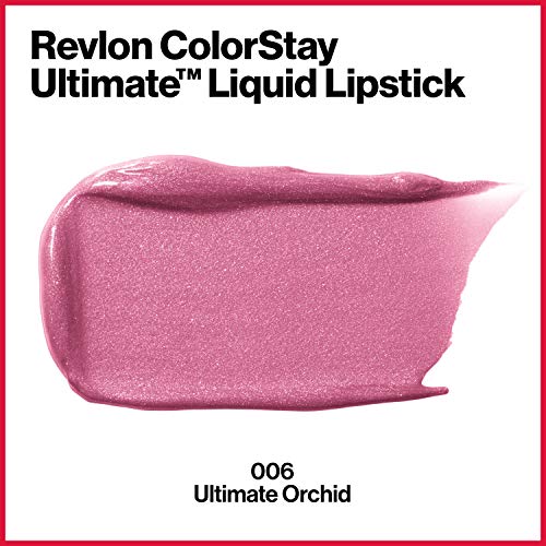 ColorStay Ultimate Liquid Lipstick, Longwear Rich Lip Colors, Wears for Up to 24 Hours, Satin Finish, 060 Ultimate Orchid, 0.1 fl oz