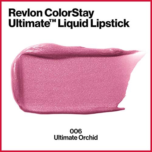 ColorStay Ultimate Liquid Lipstick, Longwear Rich Lip Colors, Wears for Up to 24 Hours, Satin Finish, 060 Ultimate Orchid, 0.1 fl oz