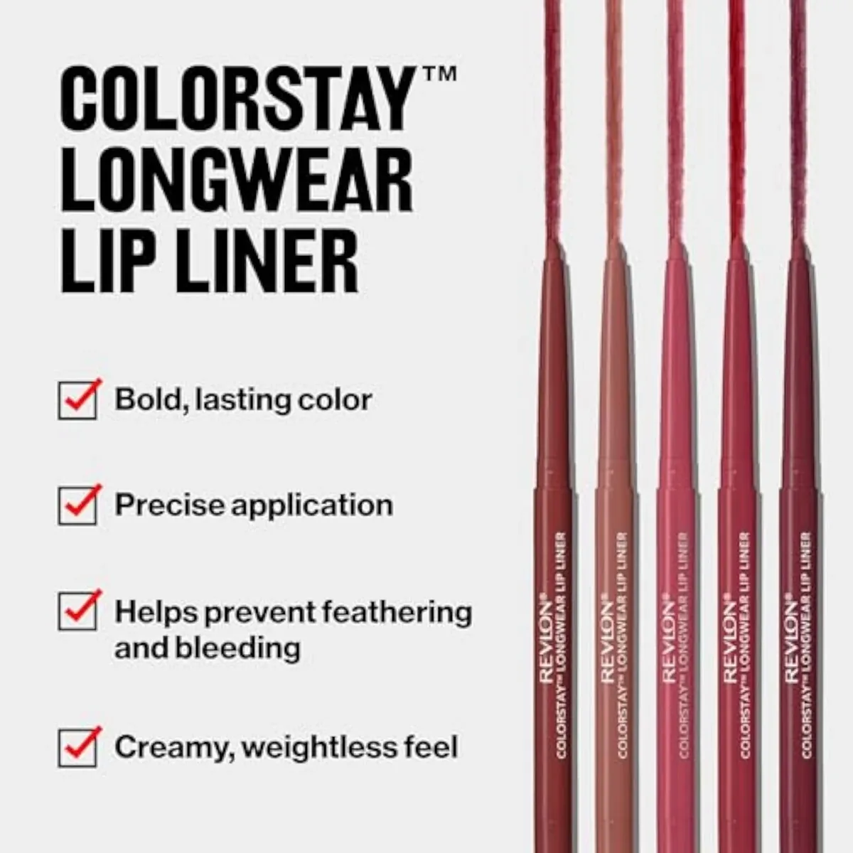 ColorStay Longwear Lip Liner, 655 Rose, 0.01 oz