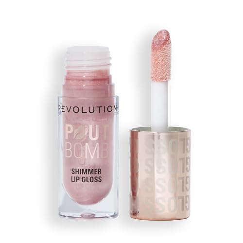 Pout Bomb Shimmer Lip Gloss, Shine Pink