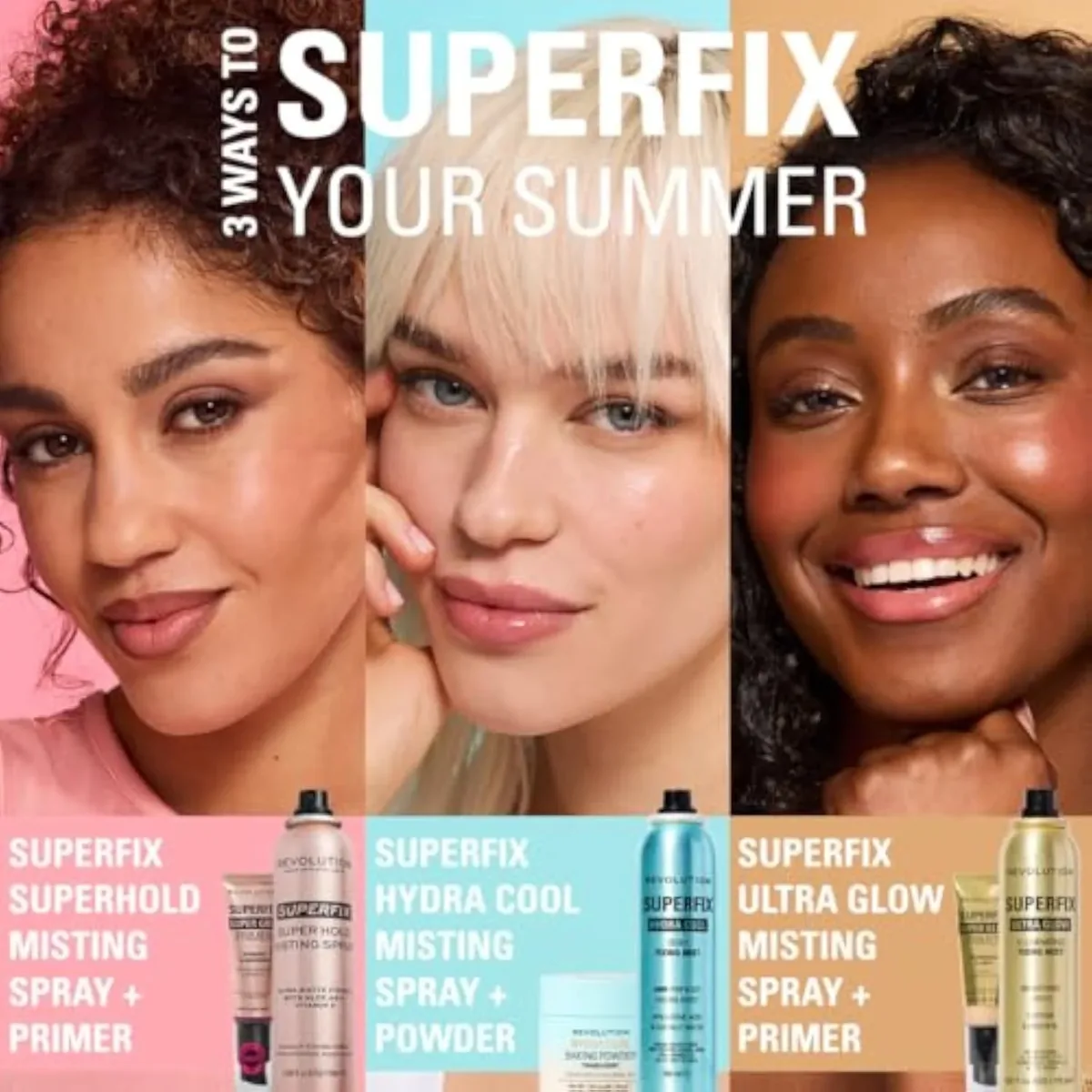 , Superfix Misting Makeup Setting Spray, Ultra Matte & Shine-Free Finish, Long-Lasting Wear, Infused with Vitamin E, 5 fl oz