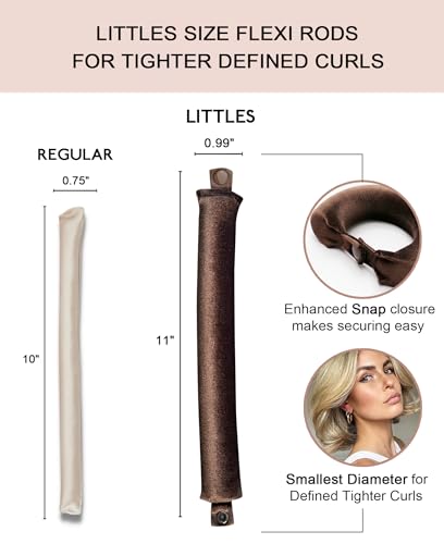 Littles Heatless Curls Overnight Rods - Upgraded Dir