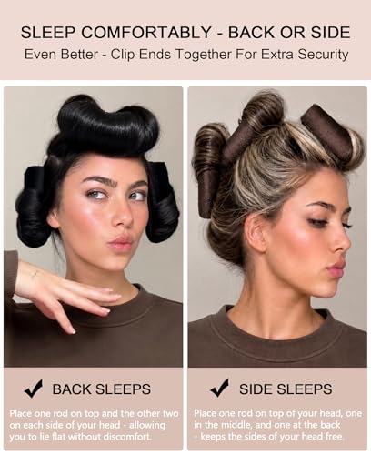 Littles Heatless Curls Overnight Rods - Upgraded Dir