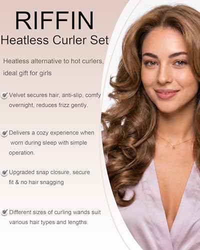Littles Heatless Curls Overnight Rods - Upgraded Dir