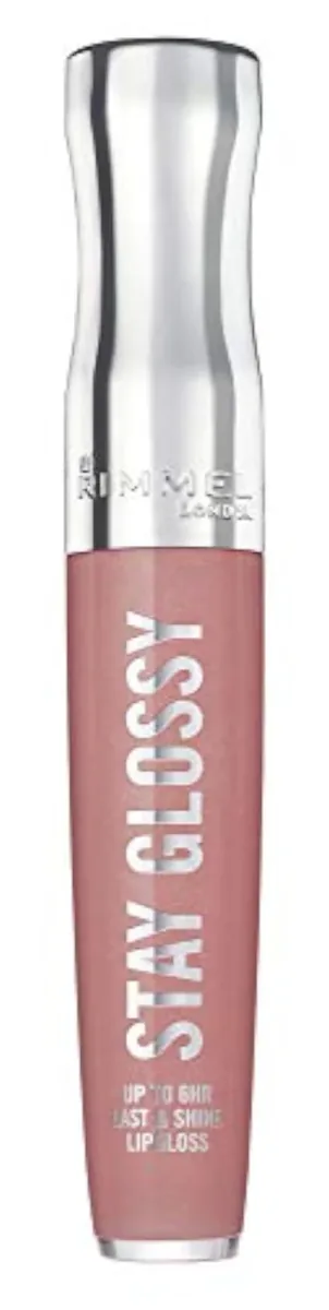Stay Glossy Lip Gloss - Non-Sticky and Lightweight Formula for Lip Color and Shine - 130 Blushing Belgraves, .18oz