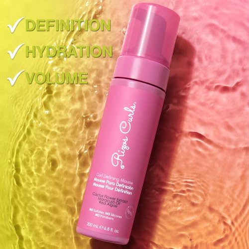 Curl Defining Mousse – Lightweight Foam for Volume & Hydration – Shine & Definition for Ev