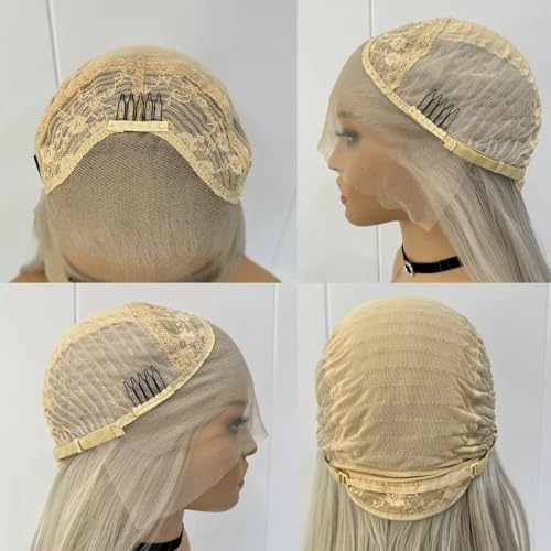Loose Curly Purple Lace Front Wig