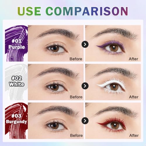 5D Purple Mascara and Eyeliner Set