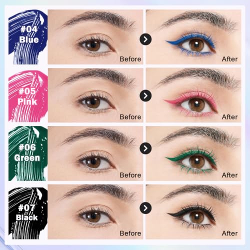 5D Purple Mascara and Eyeliner Set