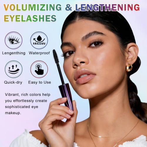 5D Purple Mascara and Eyeliner Set