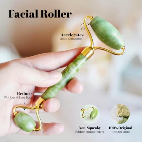 Jade Roller and Gua Sha Set