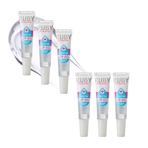 Hydrating Clear Lip Oil Treatment Gloss (6 Pack)